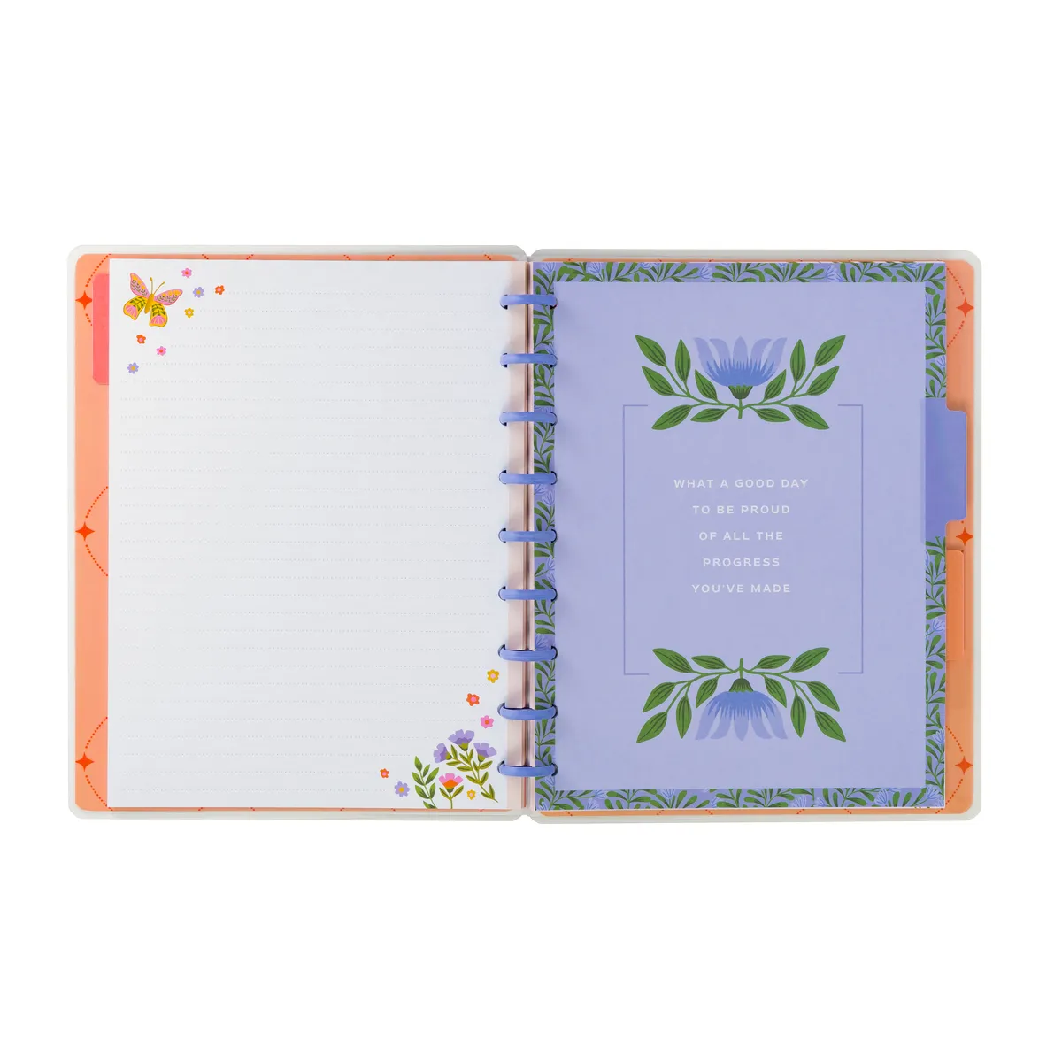 Happy Planner Golden Meadow carnet pointillé Classic 60 feuilles