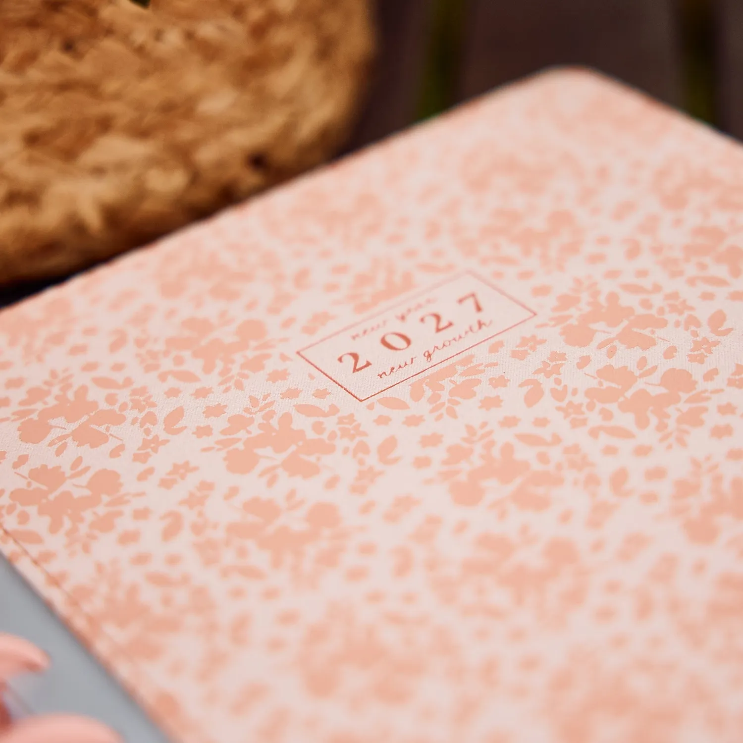 Happy Planner Wildflower Daydream 2027 agenda vertical Classic 12 mois
