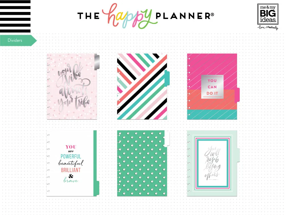 Happy Planner Classic extension mensuelle 6 mois recharge