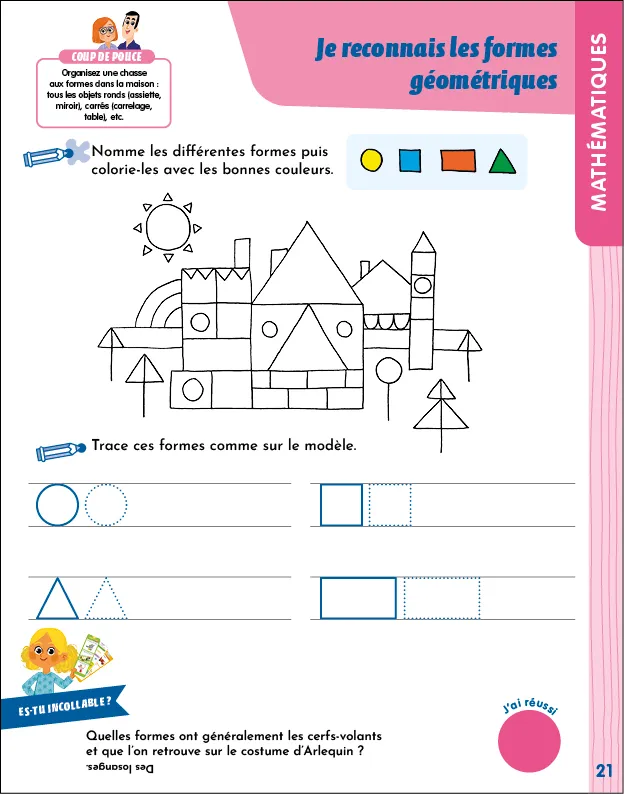 Les Incollables Vive la maternelle Grande section cahier maternelle