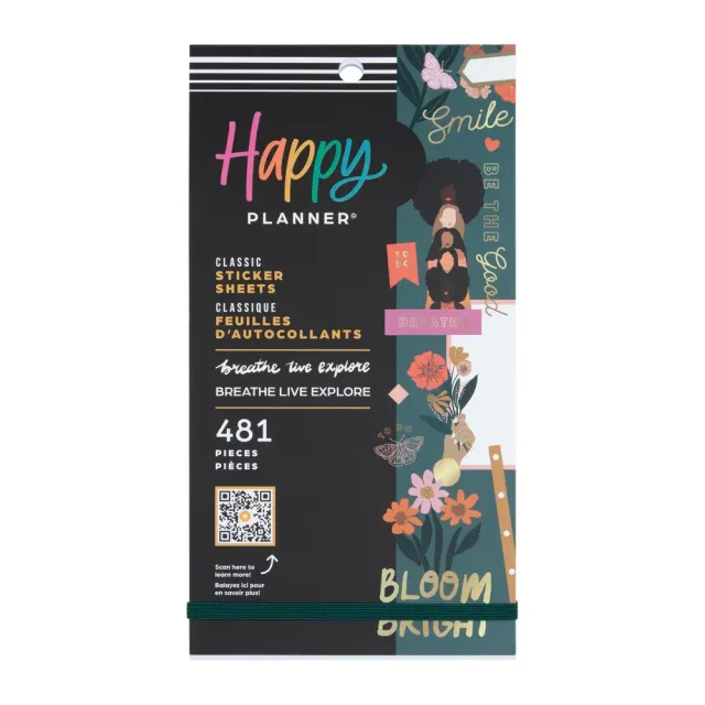 Happy Planner Breathe Live Explore Value Pack stickers 481