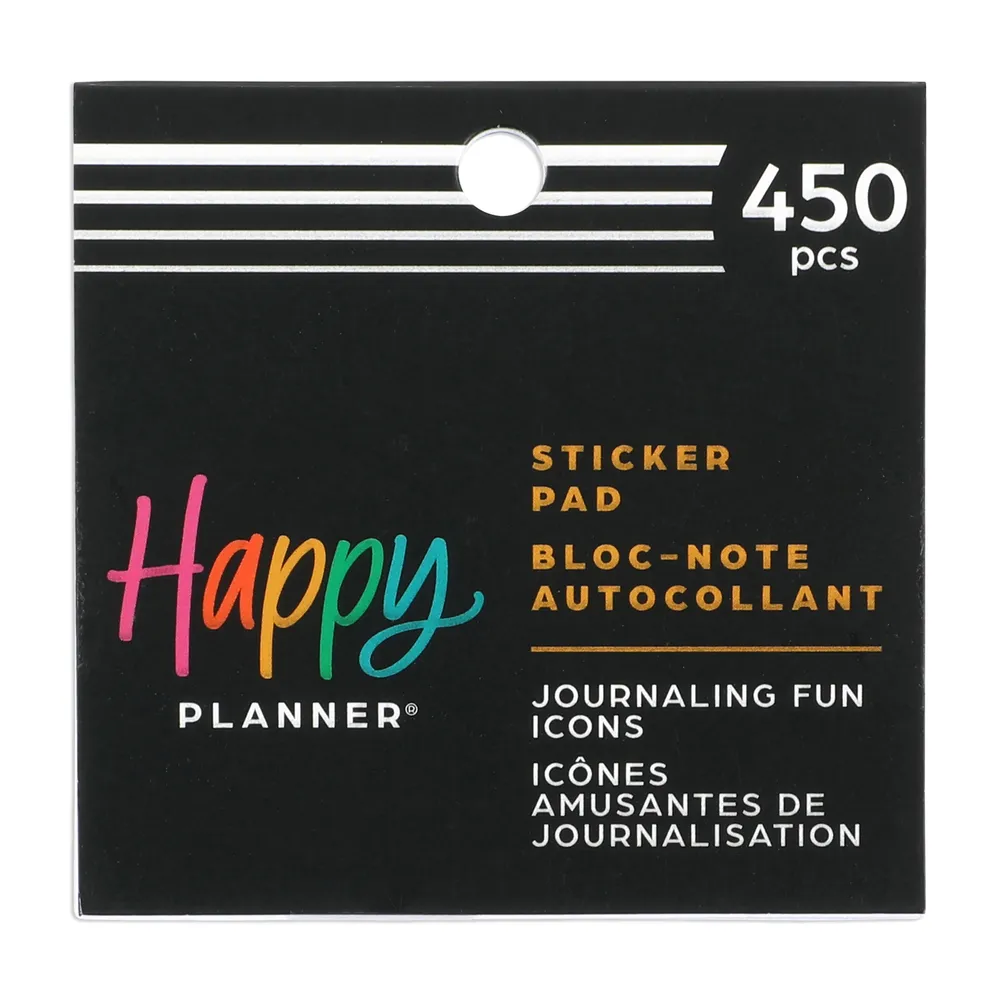 Happy Planner Journaling Fun Icons mini stickers 450 pcs