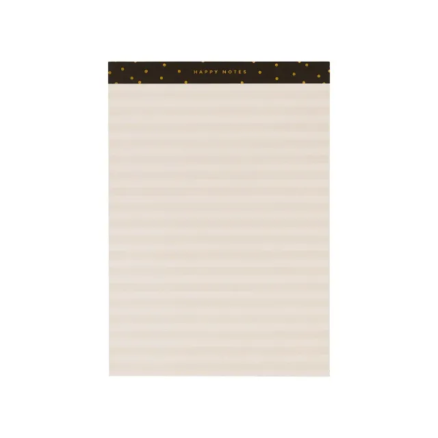 Happy Planner Love L+S bloc-notes Classic ligné 52 pages doré