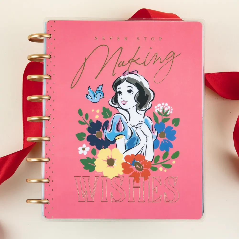 Happy Planner Disney Blanche-Neige agenda disques vertical non daté