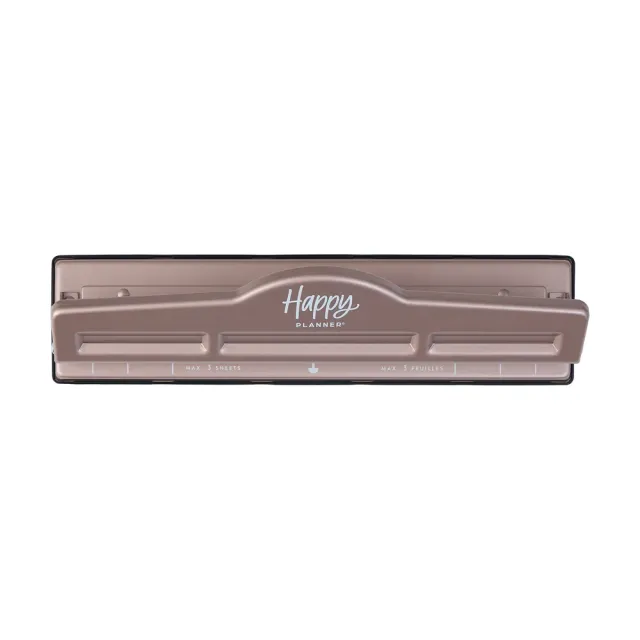 Happy Planner Rose Gold big perforatrice papier rose doré