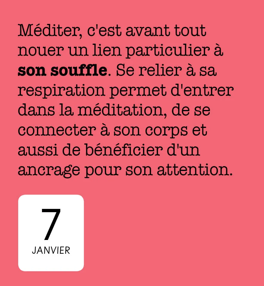 Mini calendrier 365 jours de méditation zen bureau