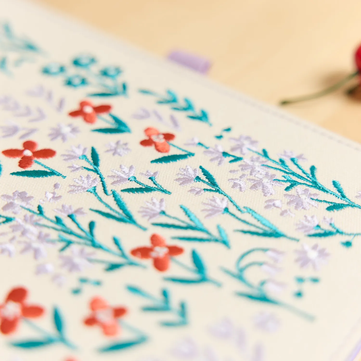 Happy Planner Tiny Florals folio deluxe agenda Classic brodé