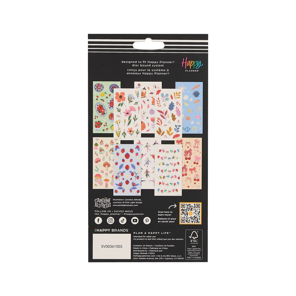 Happy Planner Teaching Seasons stickers 10 feuilles 236