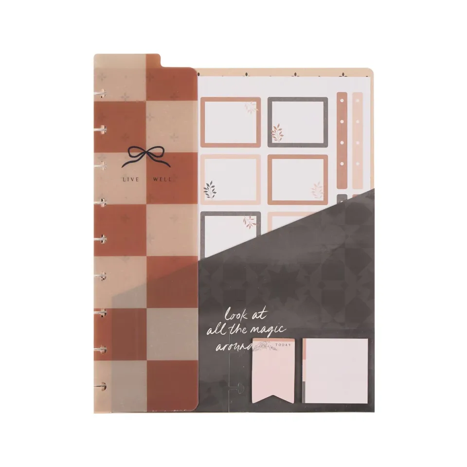 Happy Planner Modern Charm pack accessoires Classic neutres