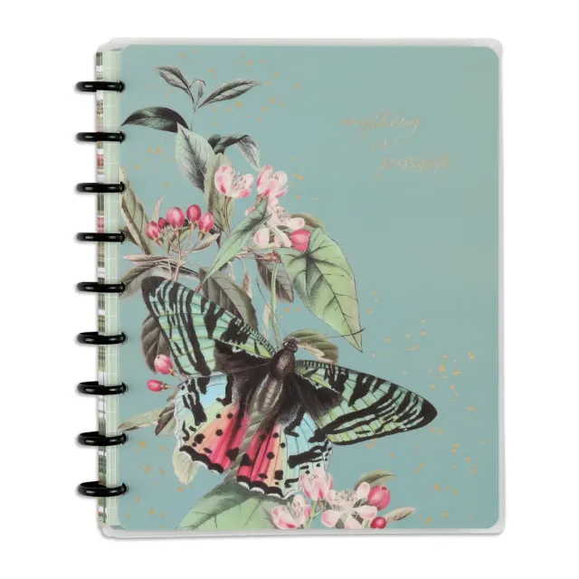 Happy Planner Butterflies Blooms carnet disques pointillé 60 feuilles