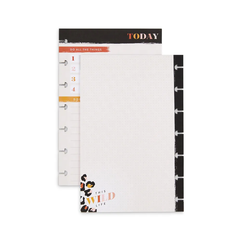 Happy Planner Modern Wild recharge papier Mini 40 feuilles