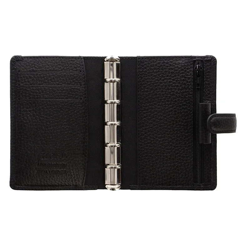 Filofax Finsbury Mini organiseur cuir noir bicolore