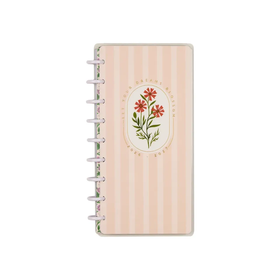Happy Planner Spring Tapestry agenda skinny classic juillet 2026-juin 2027