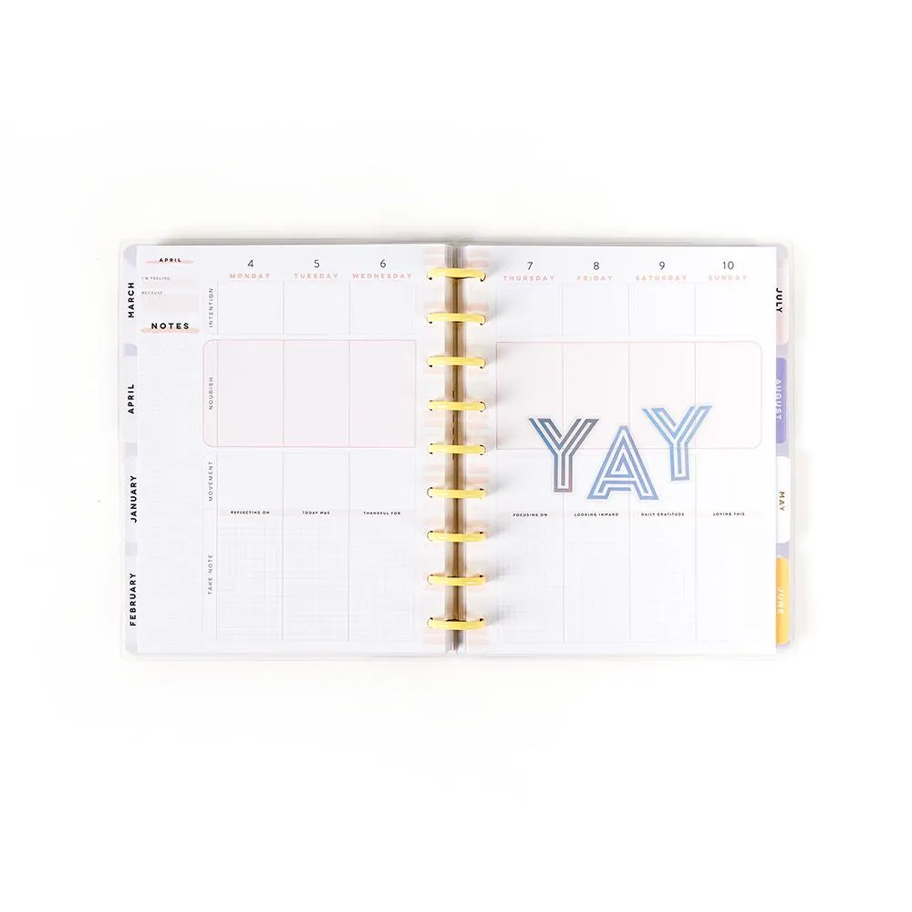 Happy Planner Art Deco Rainbow stickers alphabet 188 pièces