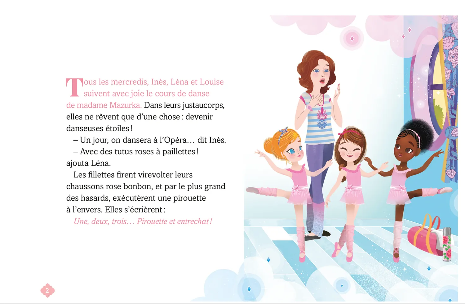 Frigobloc Une deux trois Danseuses Le tutu a disparu Tome 1 roman