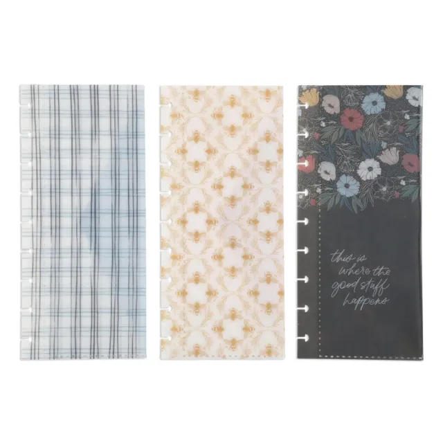 Happy Planner Homesteader enveloppes plastique lot de 3