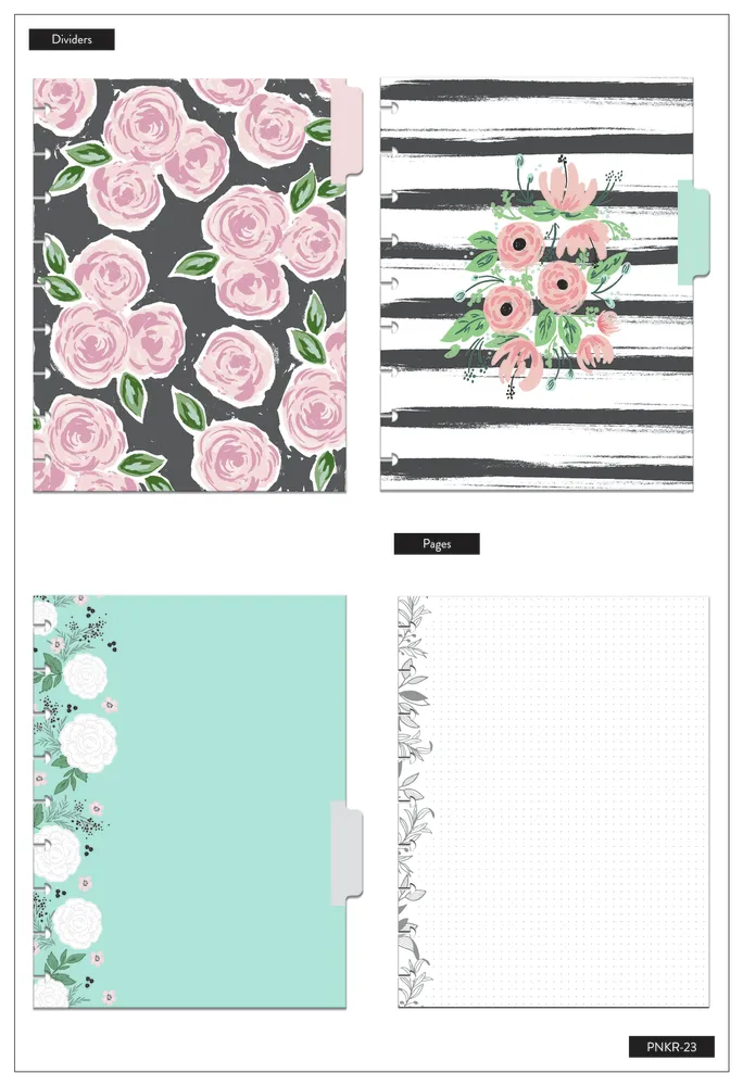 Happy Planner Grand Plans carnet pointillé Classic kit