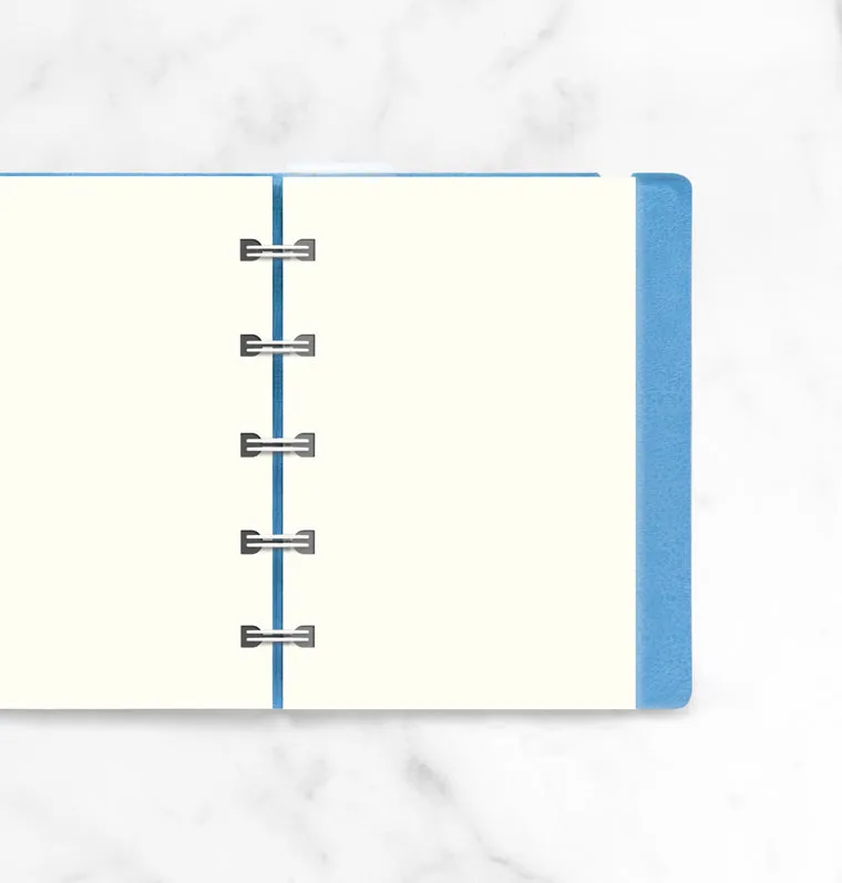 Filofax Notebook recharge feuilles blanches Pocket