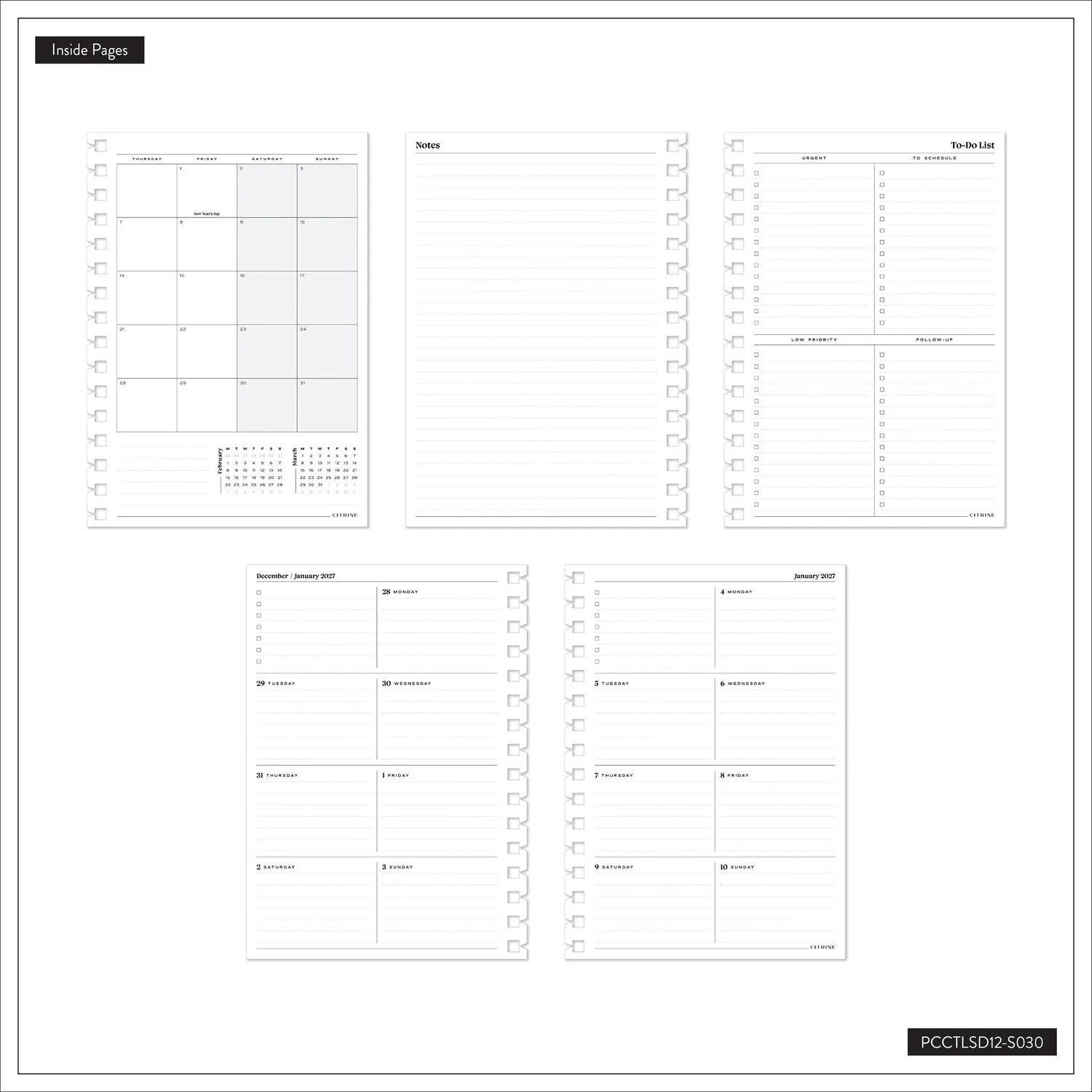 Me & my big ideas Citrine Pastel Horizon 2027 agenda A5 Professional