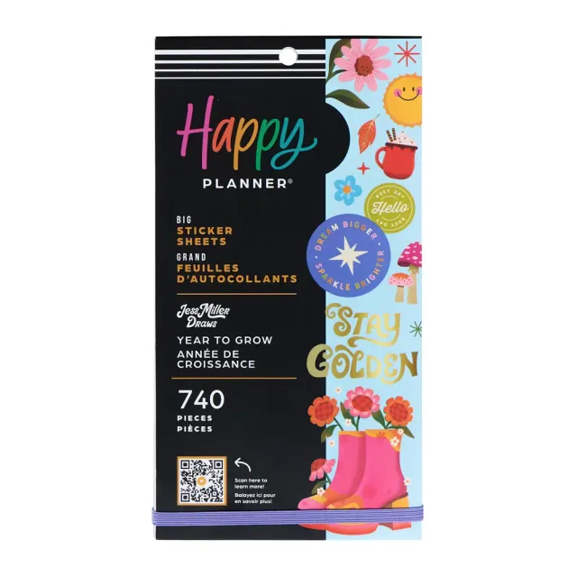 Happy Planner Jess Miller Teacher stickers Big 740 pièces