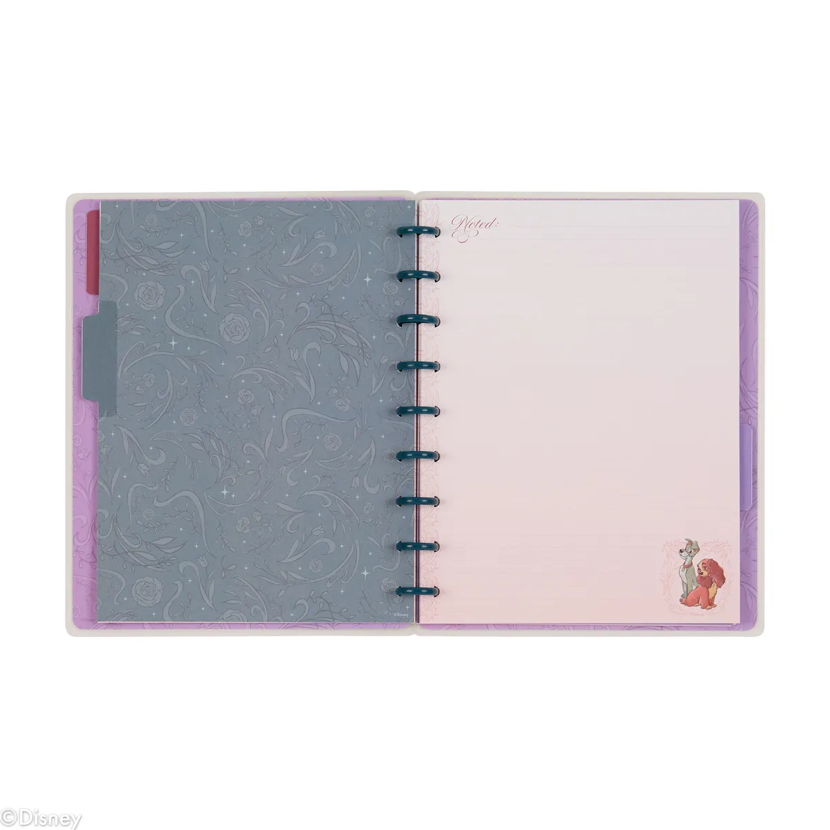 Happy Planner Disney Lady Tramp carnet pointillé Classic 60 feuilles