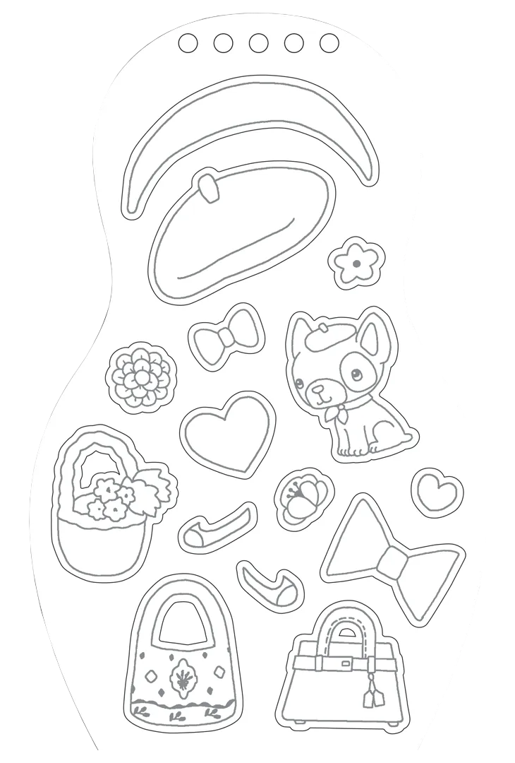 Minimiki Emma en France carnet créatif poupées stickers bracelet