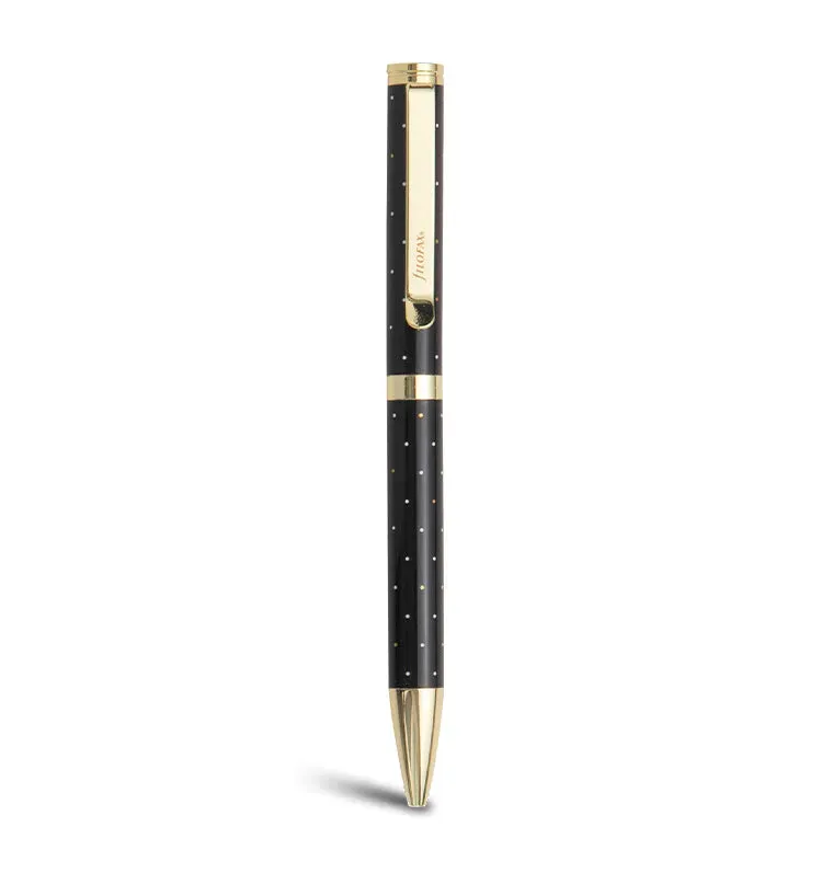 Filofax Moonlight stylo bille métal encre noire