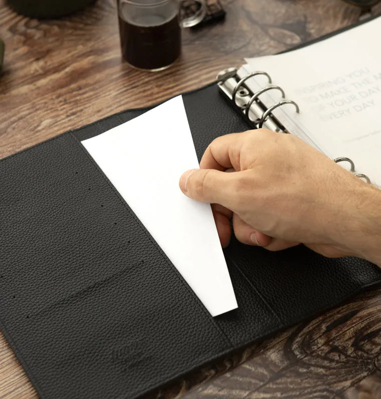 Filofax Camden A5 organiseur recyclé