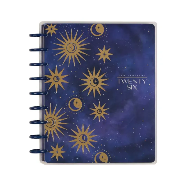 Happy Planner Star Signs planner vertical 2026 12 mois