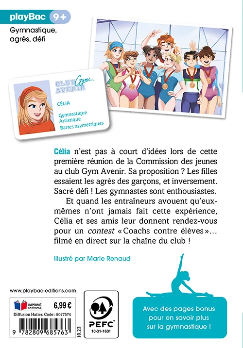 Frigobloc Passion Gym Le défi Tome 6 roman dès 9 ans