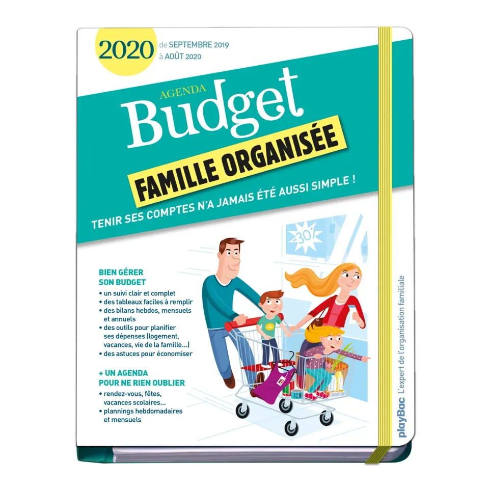 Frigobloc Agenda du budget 2020 agenda familial sept-août