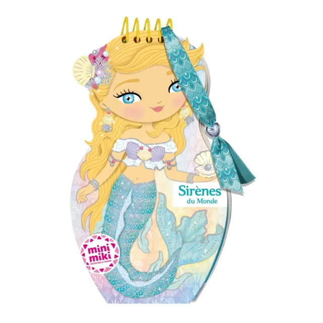 Frigobloc Minimiki carnet créatif Sirènes du monde