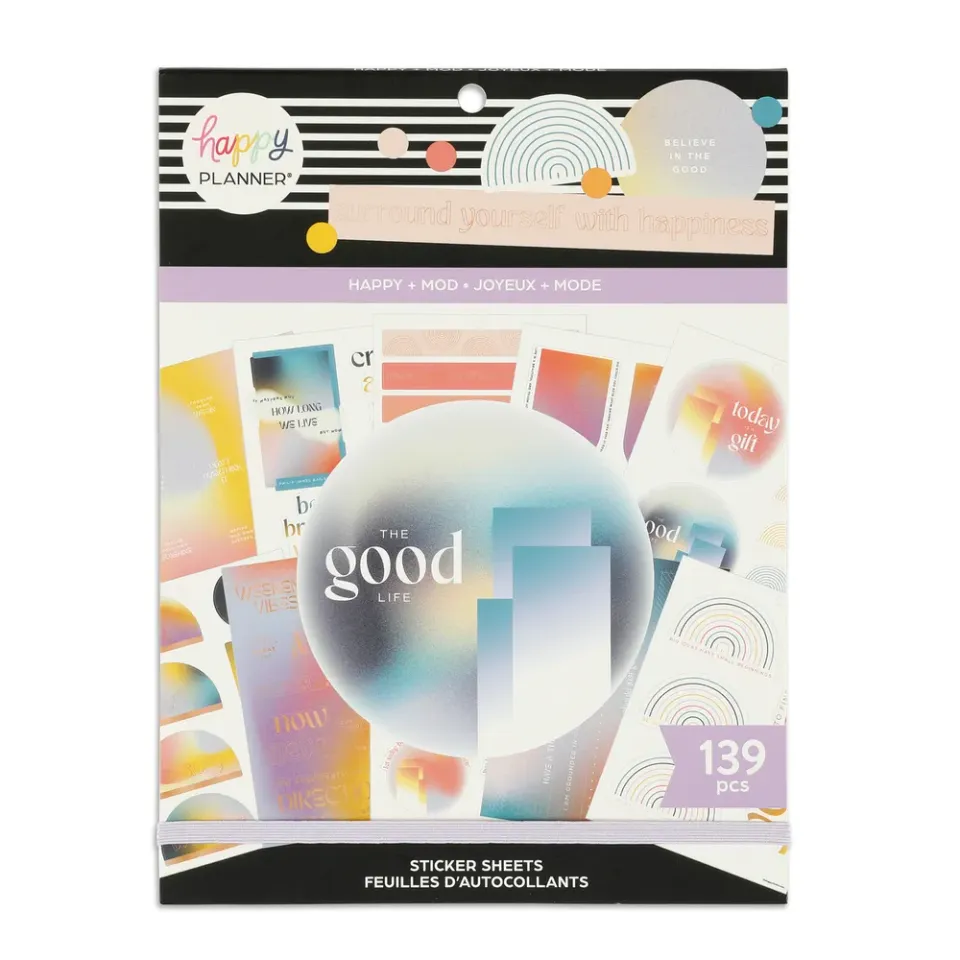 Happy Planner Happy Mod Large stickers 139 doré