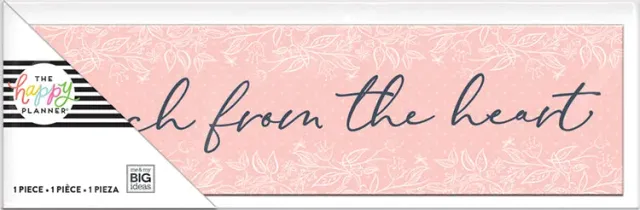 Happy Planner Teach From The Heart plaque bureau enseignante