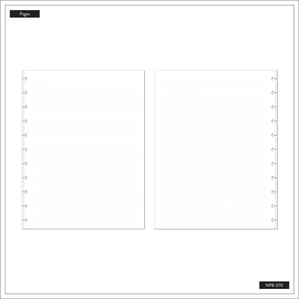 Happy Planner Neutral Chic carnet Big pointillé 60 feuilles
