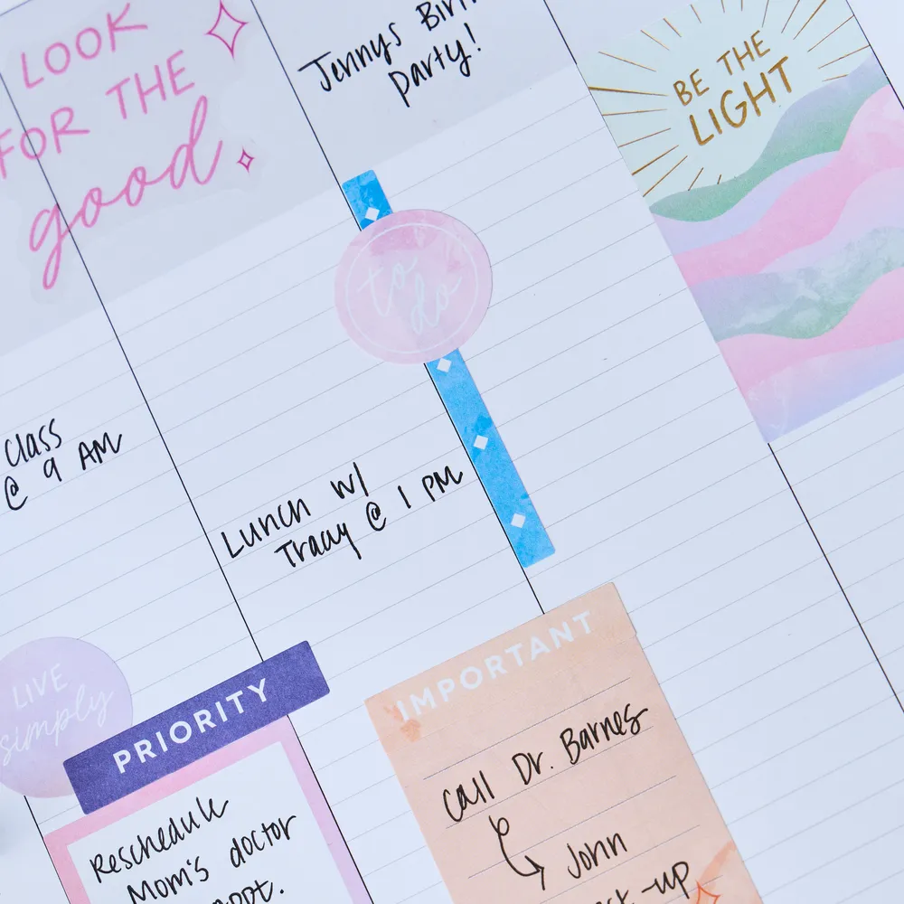 Happy Planner Opal Mountain stickers agenda 30 feuilles 618