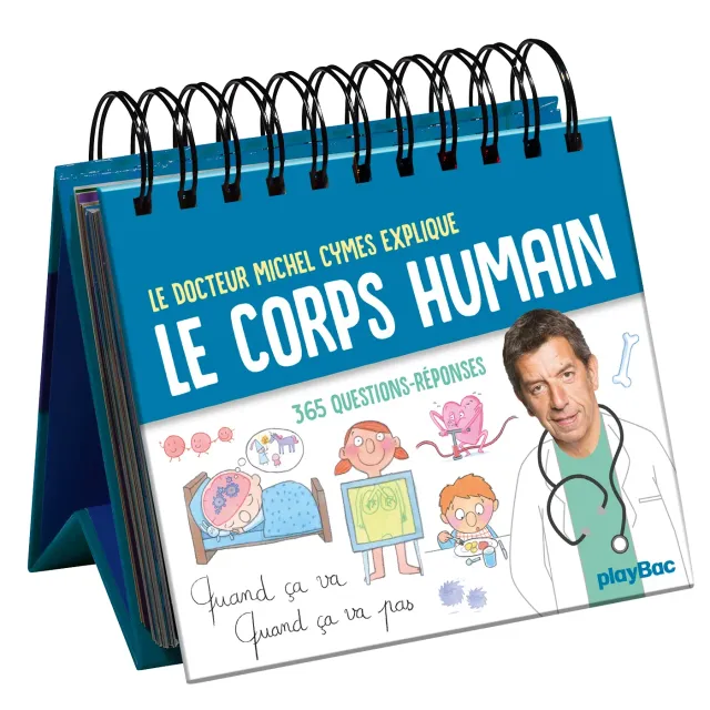 Frigobloc Corps humain 365 questions calendrier enfant Cymes