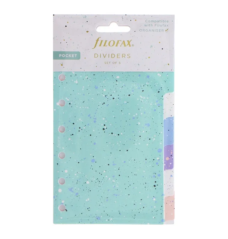Filofax Expressions intercalaires pocket x6 pastel