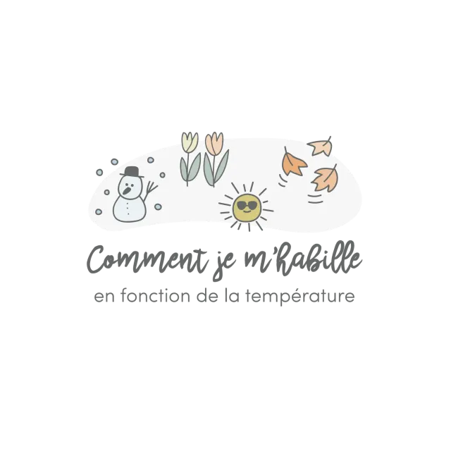 Les Belles Combines Comment je m'habille thermomètre enfant français