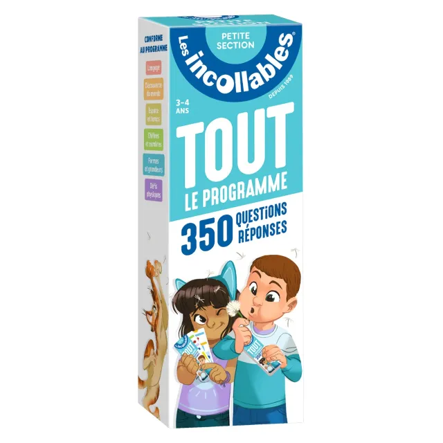 Les Incollables Petite section 3-4 ans éventails quiz éducatif