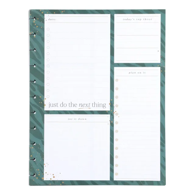 Happy Planner Gone Wild papier recharge Big 40 feuilles ligné