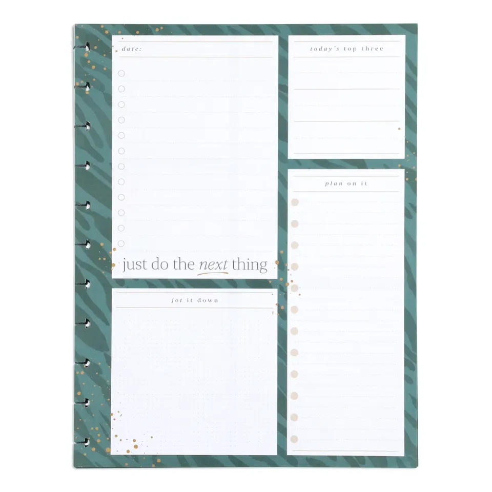 Happy Planner Gone Wild papier recharge Big 40 feuilles ligné