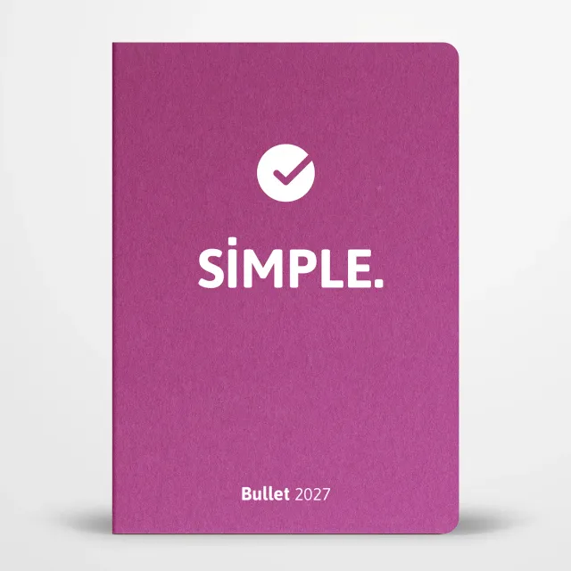 My365 SIMPLE Bullet agenda semainier 2027 couverture