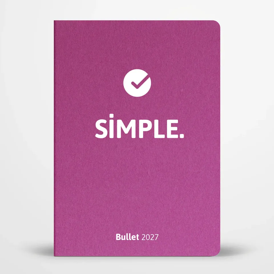 My365 SIMPLE Bullet agenda semainier 2027 couverture