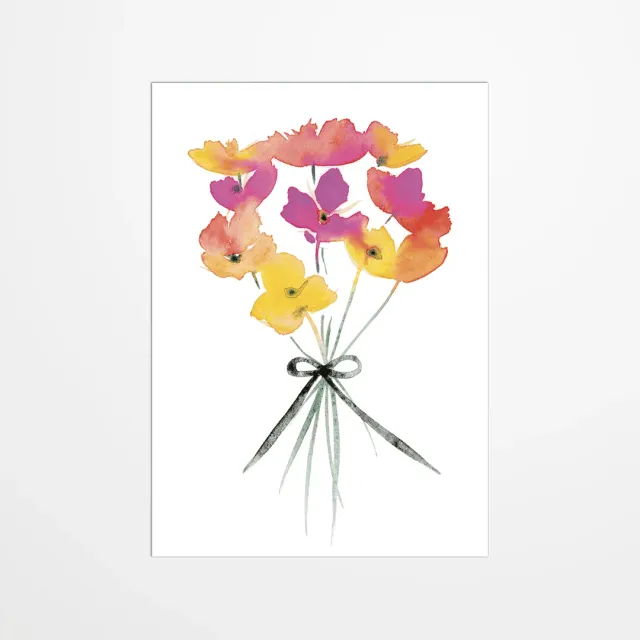 My365 LaFa I can buy myself flowers carte postale fleurie