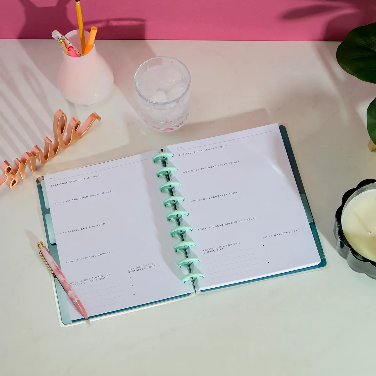 Happy Planner Reflect & Grow journal foi Classic 80 feuilles