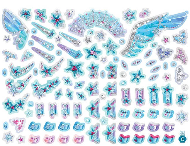 Frigobloc Licornes de rêve Magie des glaces carnet créatif 500 stickers