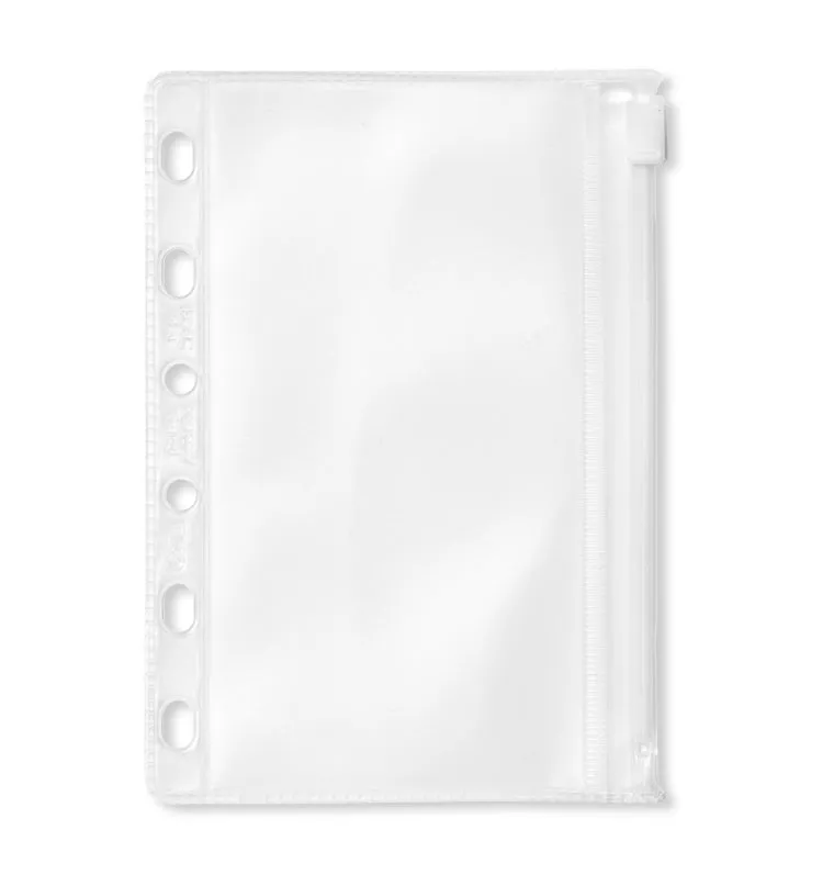 Filofax pochette transparente zippée Pocket