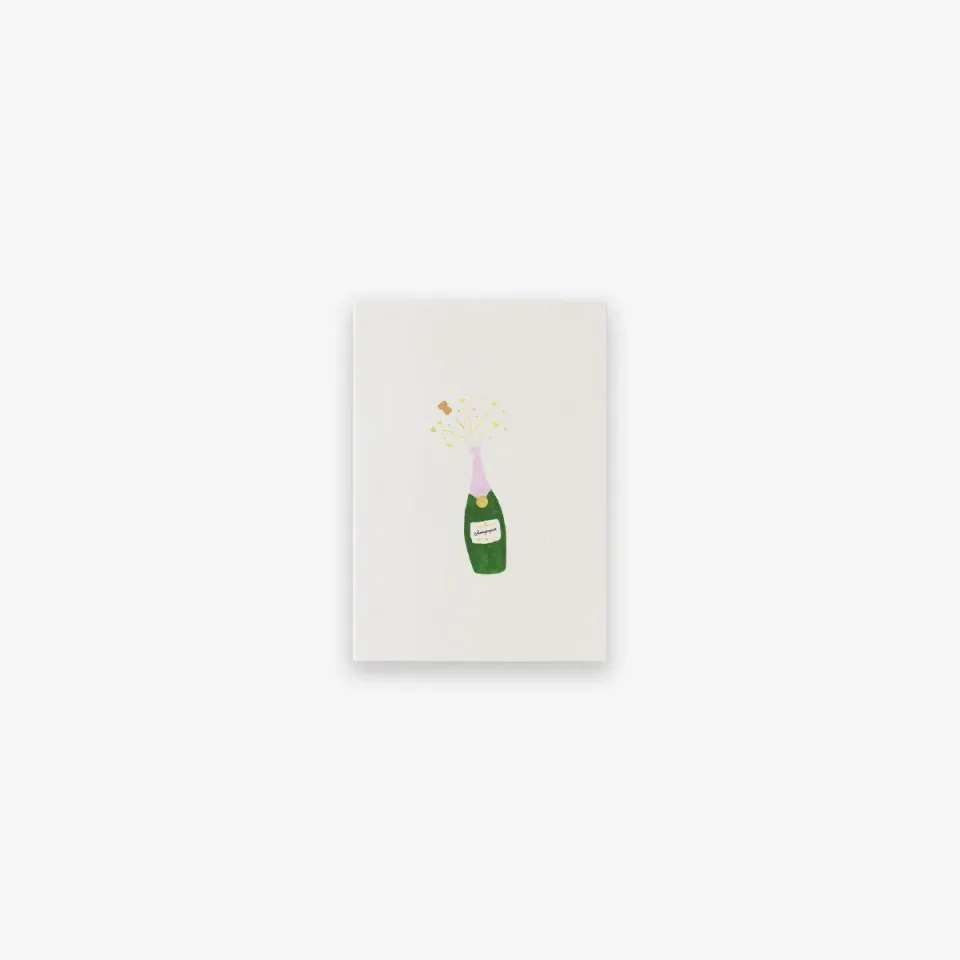 Kartotek Champagne petite carte A7 fête