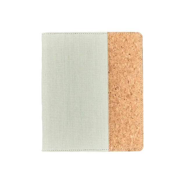 Work + Life Sage bloc-notes semainier 52 feuilles pochette lin